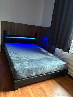 Postel černá s RGB 140x200 - 3