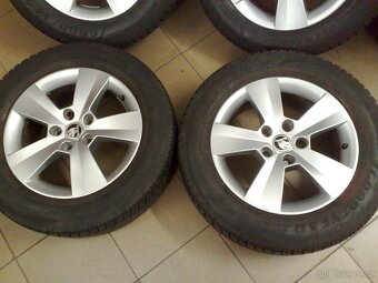 alu kola 5x112 r16 original škoda superb,yeti 215/60/16 - 3
