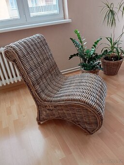 Křeslo přírodní ratan - 3