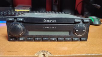 🎶 Autorádio Škoda Symphony – plně funkčnà + kód ✅ - 3