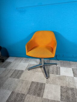 Designová židle Vitra Softshell Chair 2 kusy oranž - 3