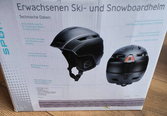 helma na lyže/snowboard vel. M/L 56-59 s brýlemi - 3