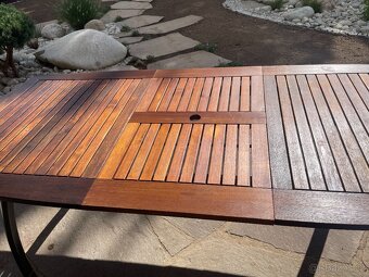 Zahradní stůl rozkládací Mountfield Teak 230x100cm - 3