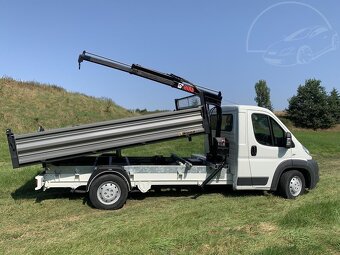 Fiat Ducato 3.0TDi novy sklápěč +Hiab 1.3t - 3