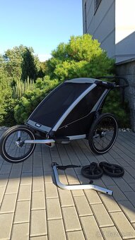 Thule Chariot Lite 2 Agave 2022 + bike set + kočárkový set + - 3