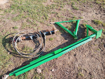 Hydraulický zemní půdní vrták za traktor - 3