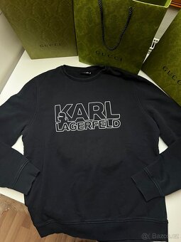 Karl Lagerfeld mikina s nápisem, vel L, - 3