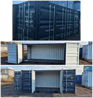 Lodní kontejner 5 dverák - ZANOVNY antracit 7016 - 3