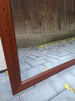 Zrcadlo v dřevěném rámu 70x90cm - 3