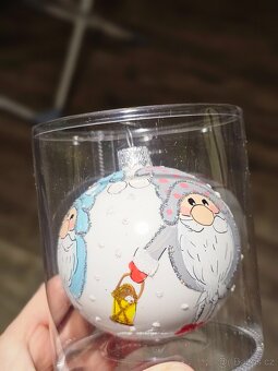 Vánoční ozdoby, ručně malované - 3