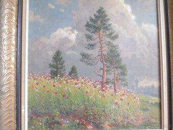 Obraz krajina s Borovicemi, Fr. Čech - 3