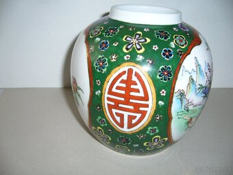 Čínská váza - flip top nádoba - 3