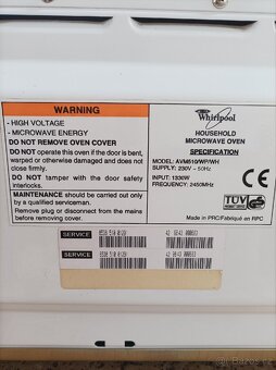 Prodám mikr.troubu Whirlpool - 3