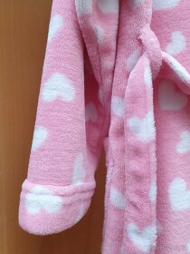Dívčí župan s kapucí zn. H&M vel.134/140 - 3