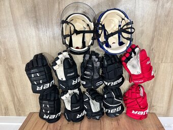 ✅ BAUER - HOKEJOVÉ HELMY = M - L + RUKAVICE č. 13 - 14 - 15✅ - 3