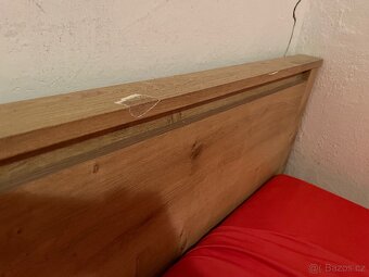Manželská postel 160cm+ rošty+ 2x matrace - 3
