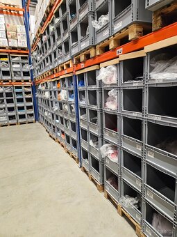 Regálové plastové stohovatelné úložné boxy - 3