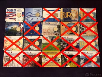 Mincové kartičky - coincards - Slovensko - takmer komplet - 3