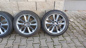 Alu kola 5x100 r16 škoda scala fabia III zimní pneu - 3