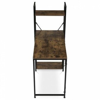 Počítačový stůl s regálem - 3