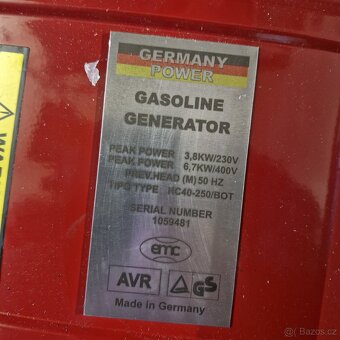 Elektrocentrála nová Königald KT9800V 400/230 V - 3