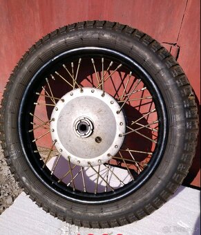 Pneu i-40 3.75-19 duše dráty ráfek buben kola špice - 3