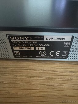 Prodám Sony cd/dvd player - 3