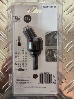 MILWAUKEE Uhlový nástavec s bity 1/4" 4932459781 - 3