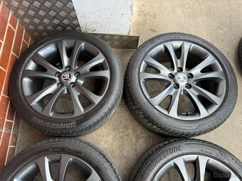 Alu 17" 5x112, škoda typ "Trifid Grafit" letní TOP - 3
