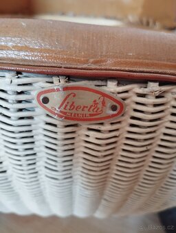 Retro proutěný kočárek pro panenky Liberta - 3