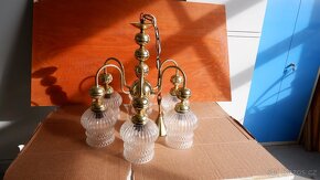Retro Lustr + lampa výr. Kamenický Šenov - 3