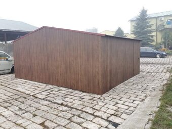 Plechová garáž 6x5,8 m. - 3