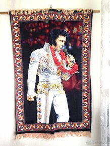 Elvis Presley historický koberec z USA - pro sběratele NOVÝ - 3