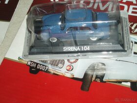 sběratelské auta Tarpan 233,Dcia 1310 a Syrena 104 s časopis - 3