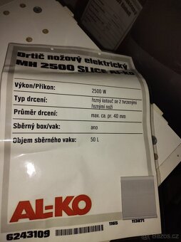 AL-KO Drtič nožový Mh 2500 Slice-nový - 3