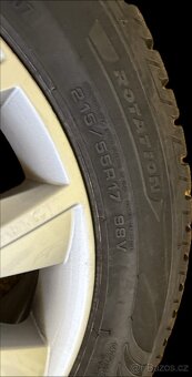 Originální kola + pneu Seat, Škoda, VW 215/55 R17 - 3