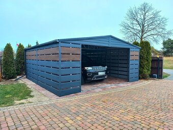 Přístřešek pro auto 5x6m - 3