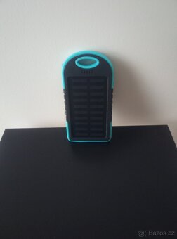 Solární powerbanka, vodotěsná solární nabíječka 10000 Mah, - 3