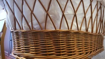 Proutěný košík na miminko - 3
