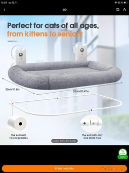 Kočičí pelíšek na okno - 3