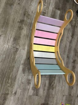 Dřevěná Montessori houpačka - 3