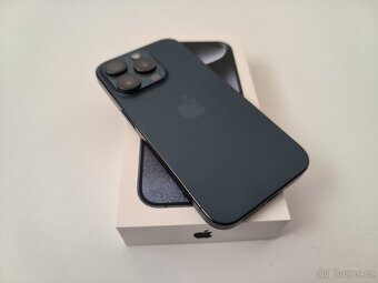 apple iphone 15 PRO 256gb Blue Titanium / Batéria 92% - 3