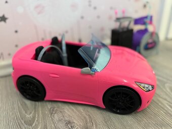 Barbie cabrio auto + bubny - 3