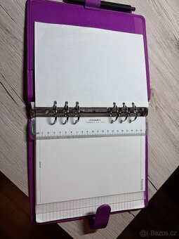Desky k diáři Filofax - malinové - 3