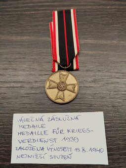 Válečná záslužná medaile, 3. říše, Wehrmacht - 3