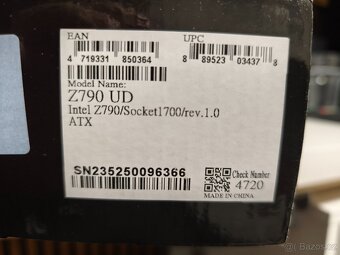 ATX základní deska Gigabyte Z790 UD, ZÁRUKA - 3