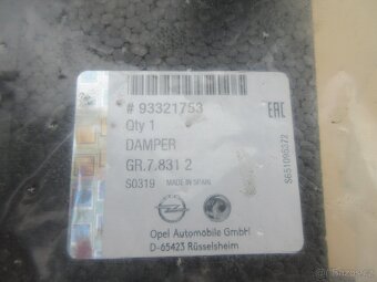 Opel Meriva A absorber zadního nárazníku 93321753 - 3