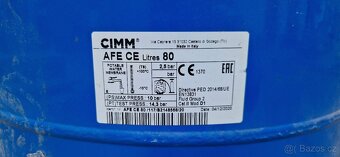Prodám expanzní nádrž na vodu CIMM AFE CE 80L – 10 bar (stoj - 3