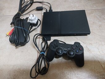 Sony Playstation 2, ovladač, trafo, kabely - 3