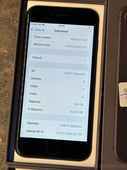 Apple iPhone 8 64GB černý + krabička, bat. 91% - 3
